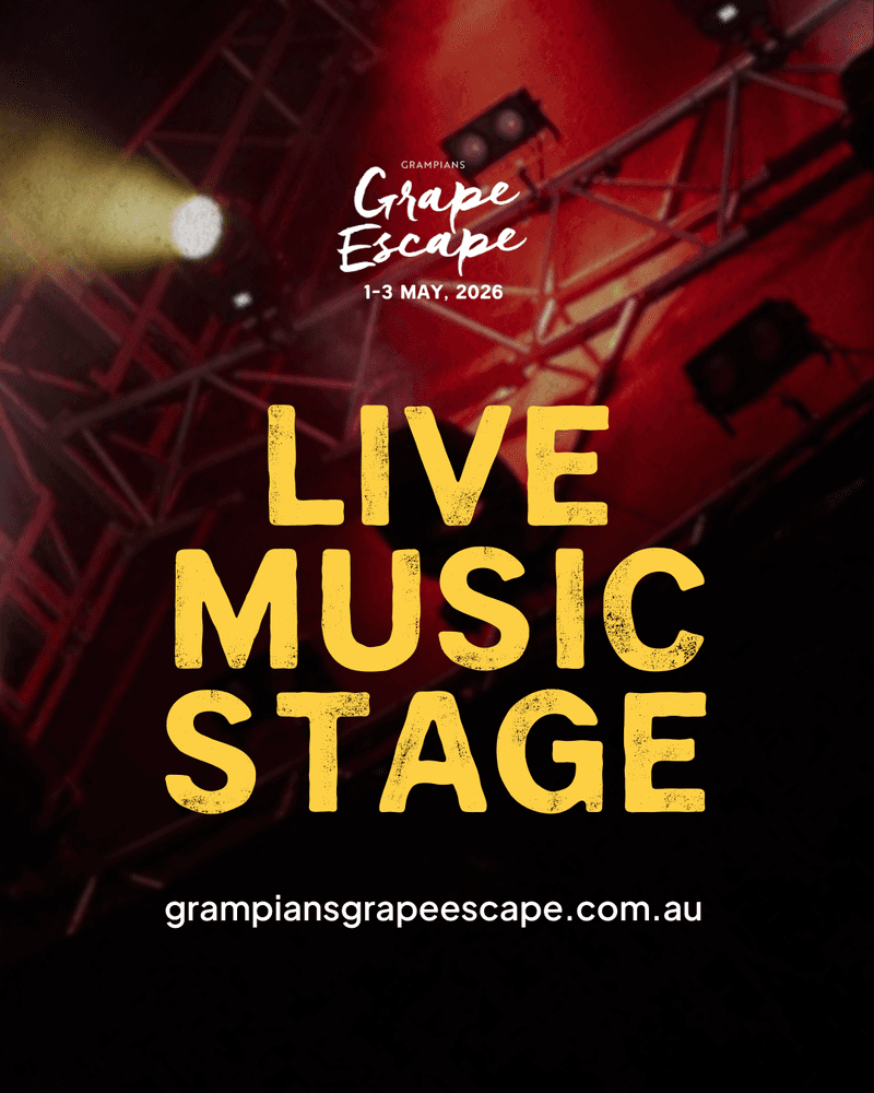 Malcura at Grampians Grape Escape!