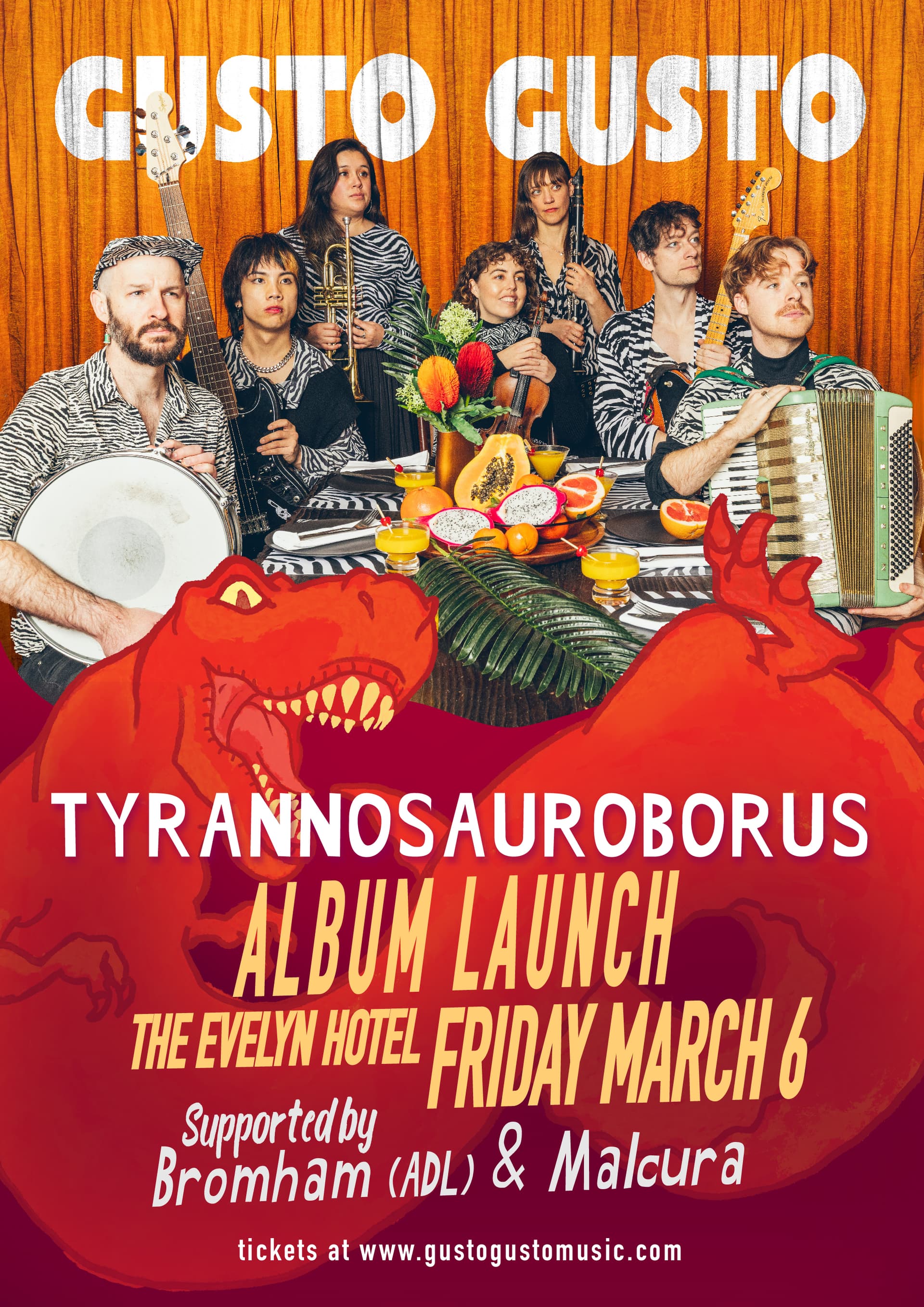 Gusto Gusto album launch poster